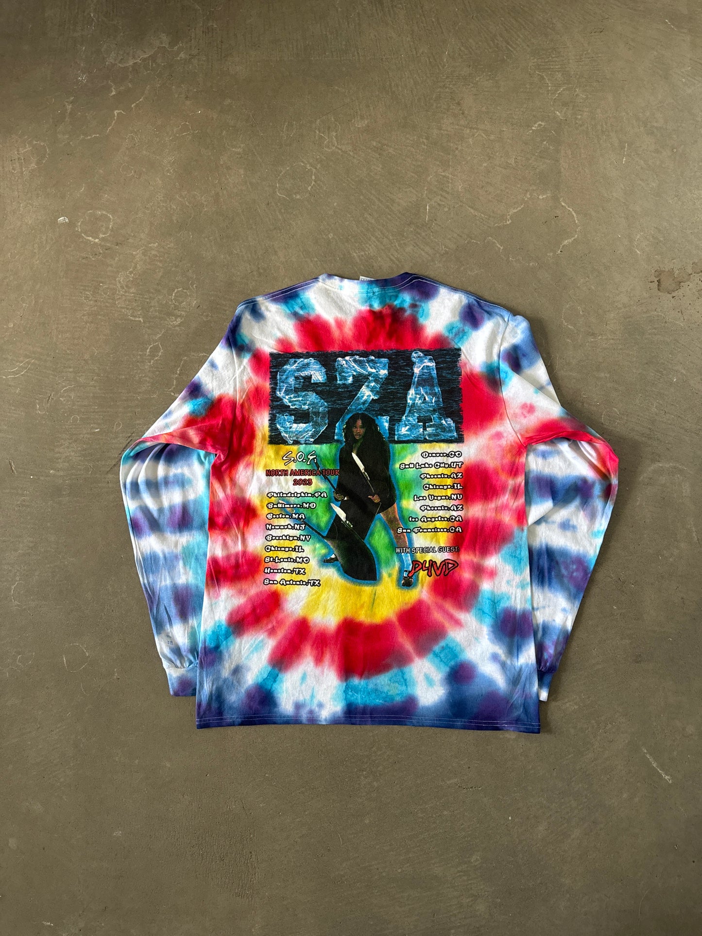 SZA 2023 North American S.O.S. Tour Long Sleeve Tee