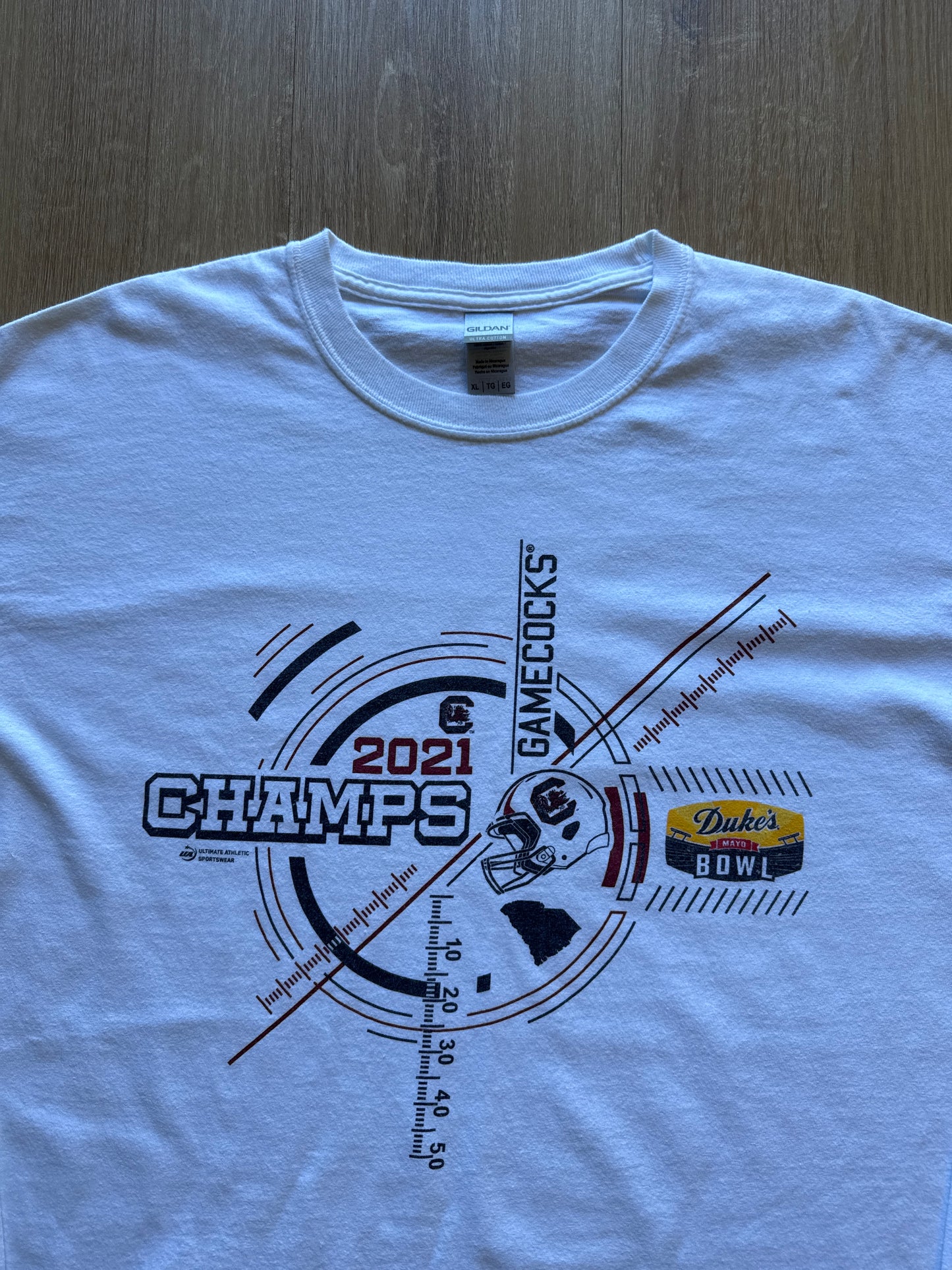 University Of South Carolina Gamecocks 2021 Dukes May Bowl Champs Long Sleeve