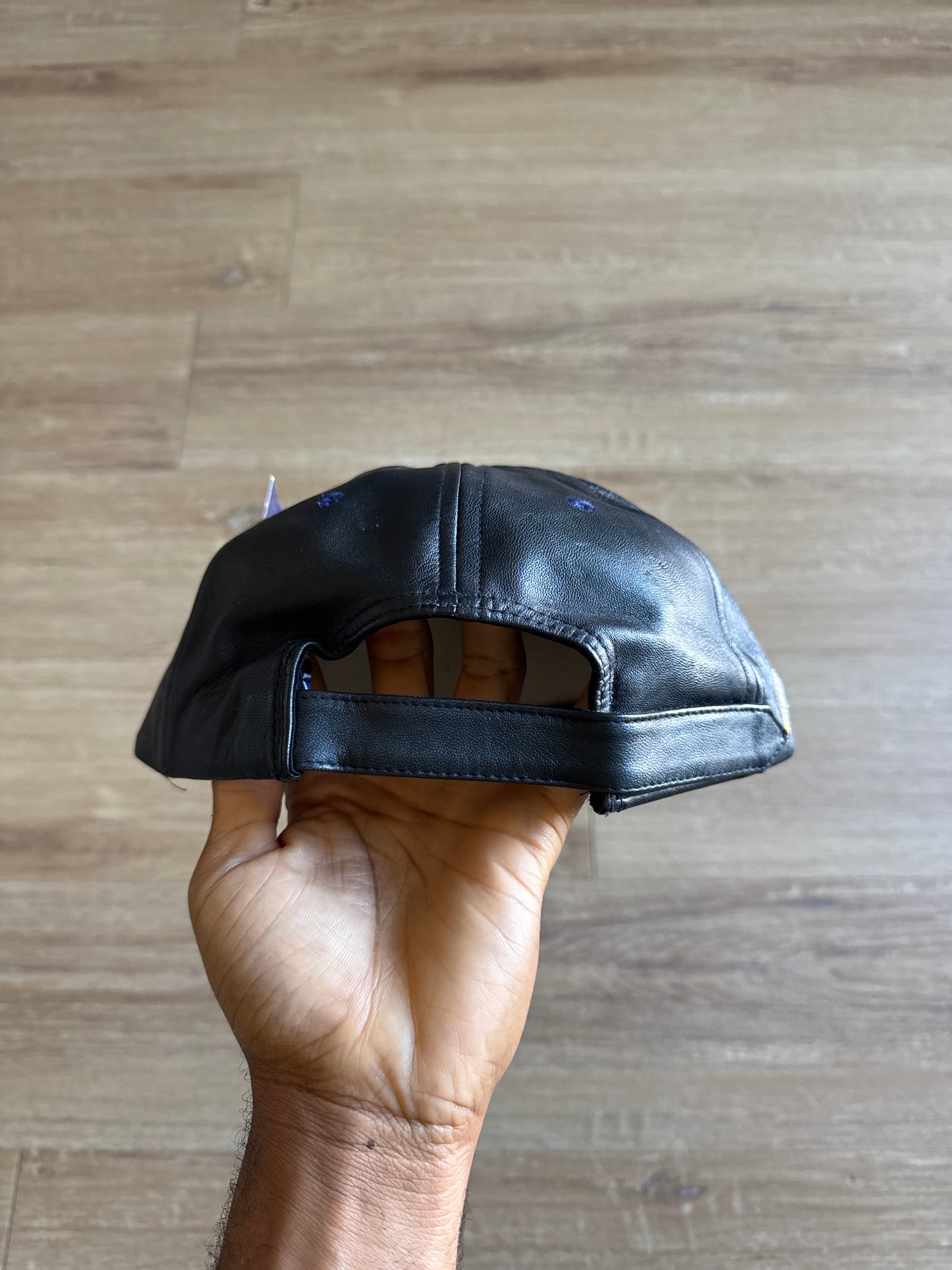 Vintage 90s San Diego Chargers Leather Strapback Hat