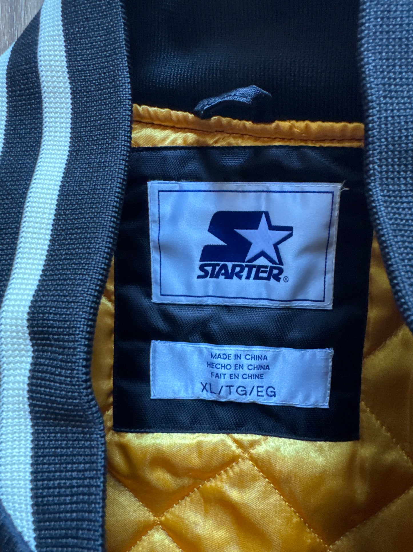 Starter Pittsburgh Penguins NHL Satin Bomber Jacket