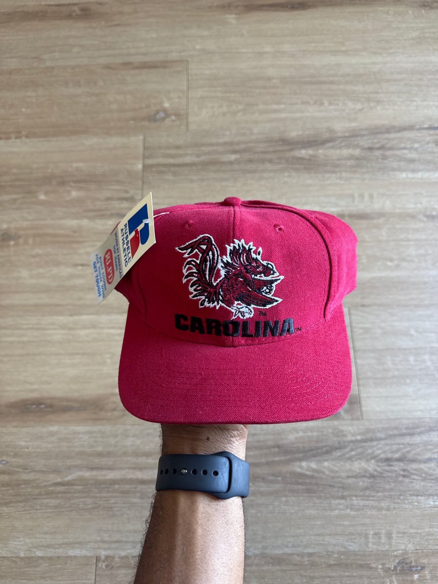 Vintage Russell Athletic University Of South Carolina Gamecocks Strap Back Hat