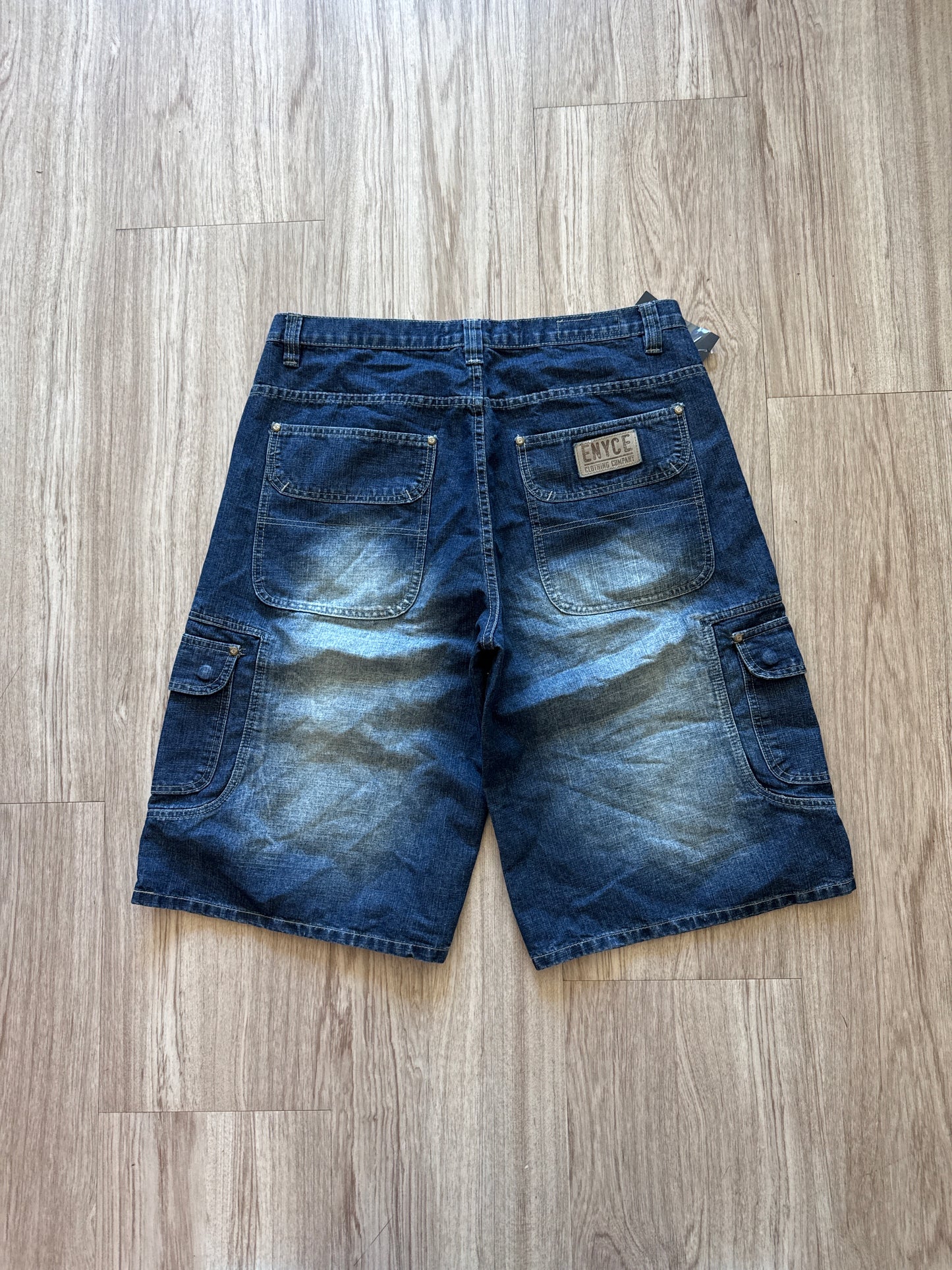 Vintage Y2K Enyce Clothing Company Denim Cargo Shorts
