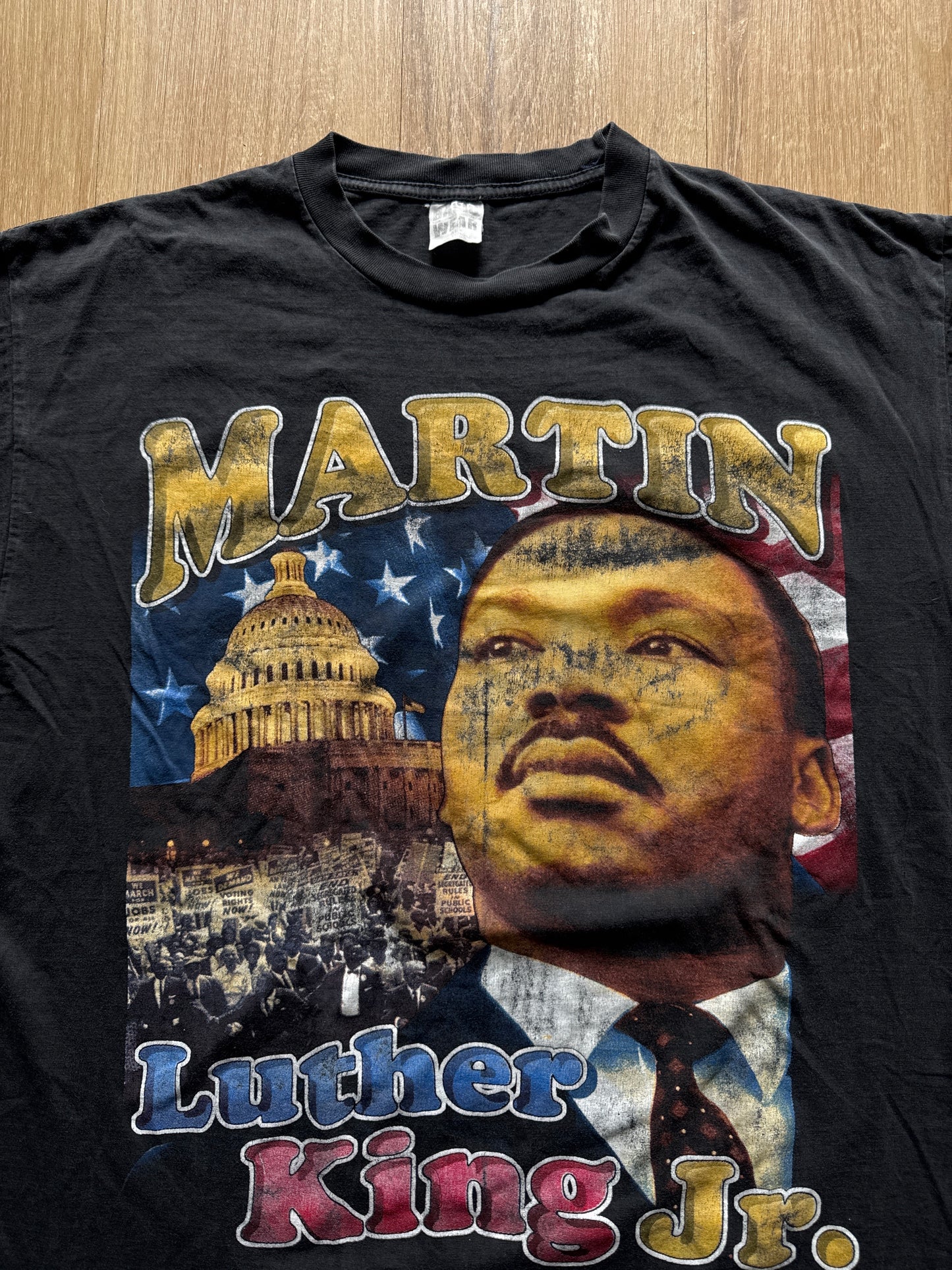 Vintage 90s Martin Luther King Jr. I Have A Dream Rap Tee
