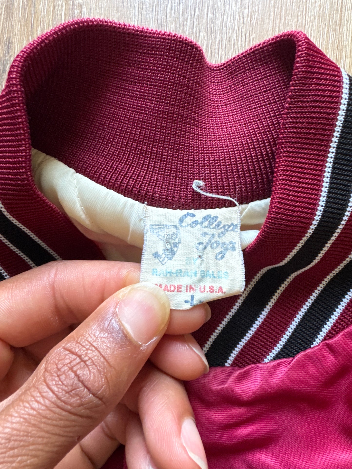Vintage University Of South Carolina Gamecocks Satin Jacket
