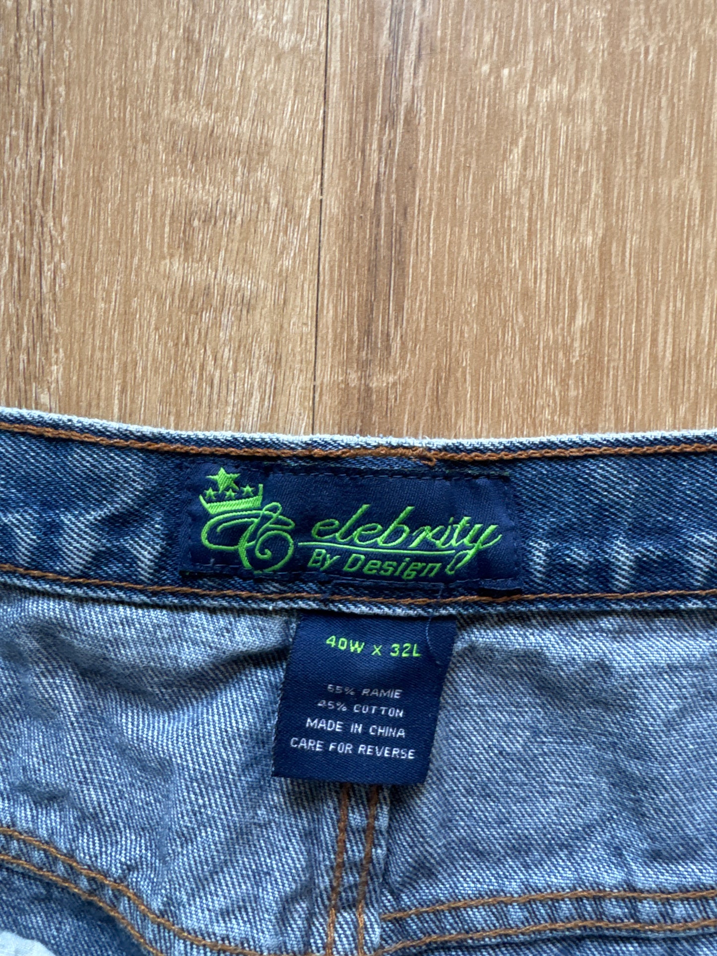 Y2K Celebrity By Design Baggy Blue Denim Jeans