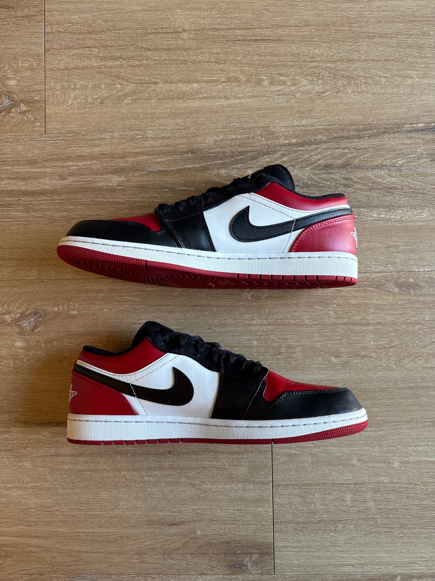 Jordan 1 Low Bred Toe