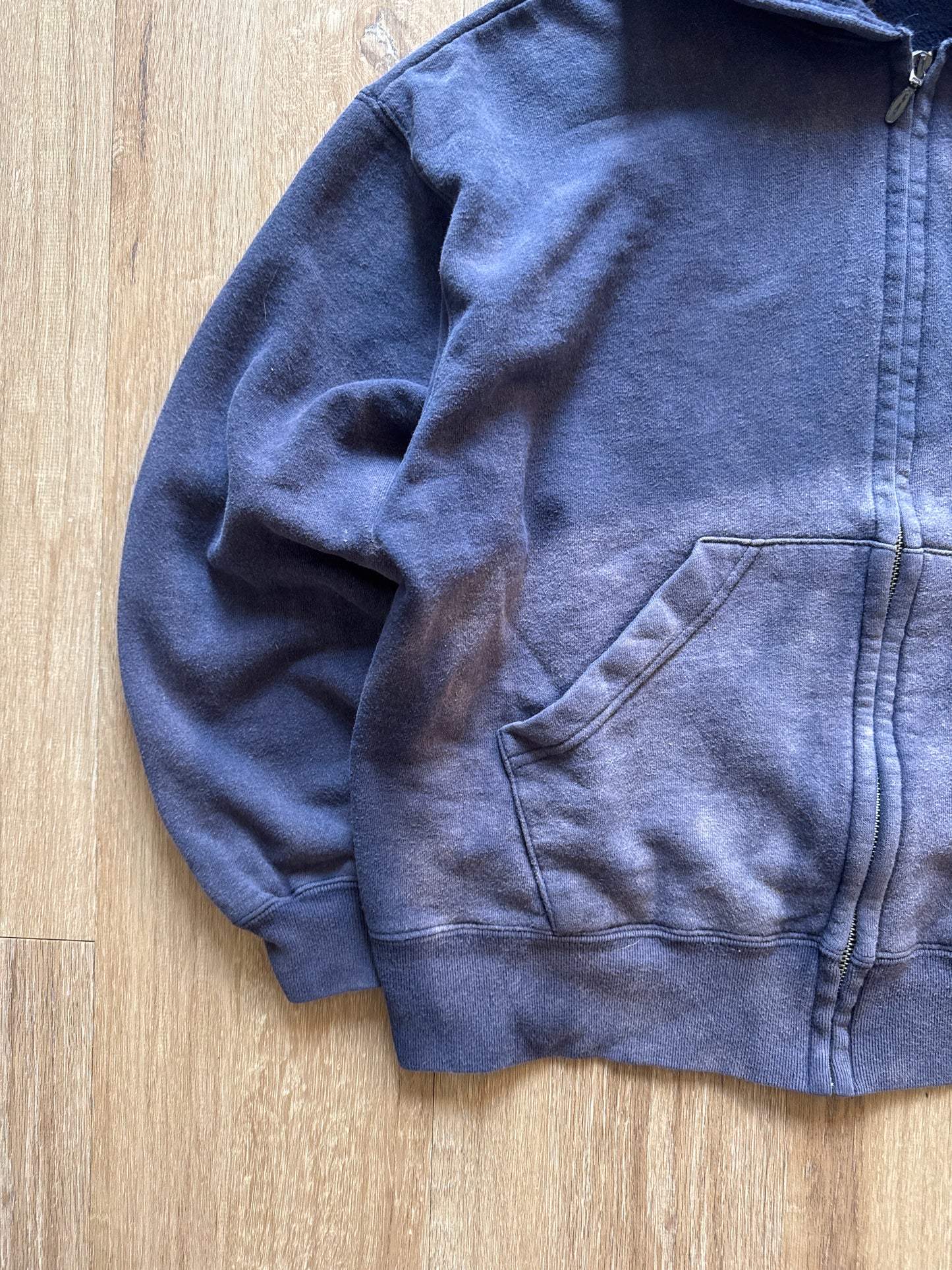 Vintage Gap Sun Faded Navy Zip Up