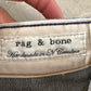 Rag Bone Straight Button Fly Denim Jeans