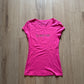 Y2K Women’s Bebe Bedazzled Logo Pink Tee