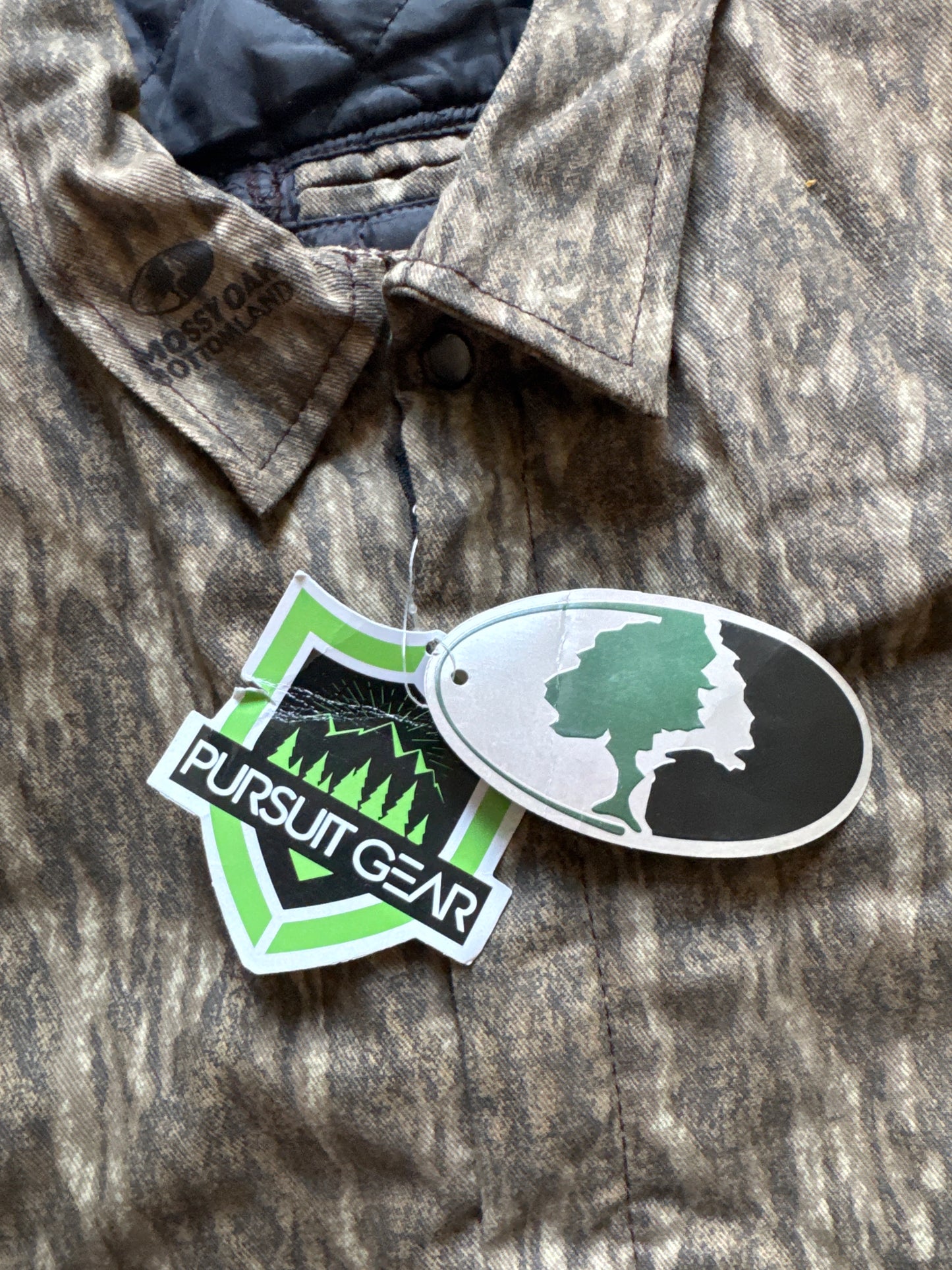 Vintage 90s Pursuit Gear Mossy Oak Original Bottomland Treebark Forest Camo Hunting Coveralls