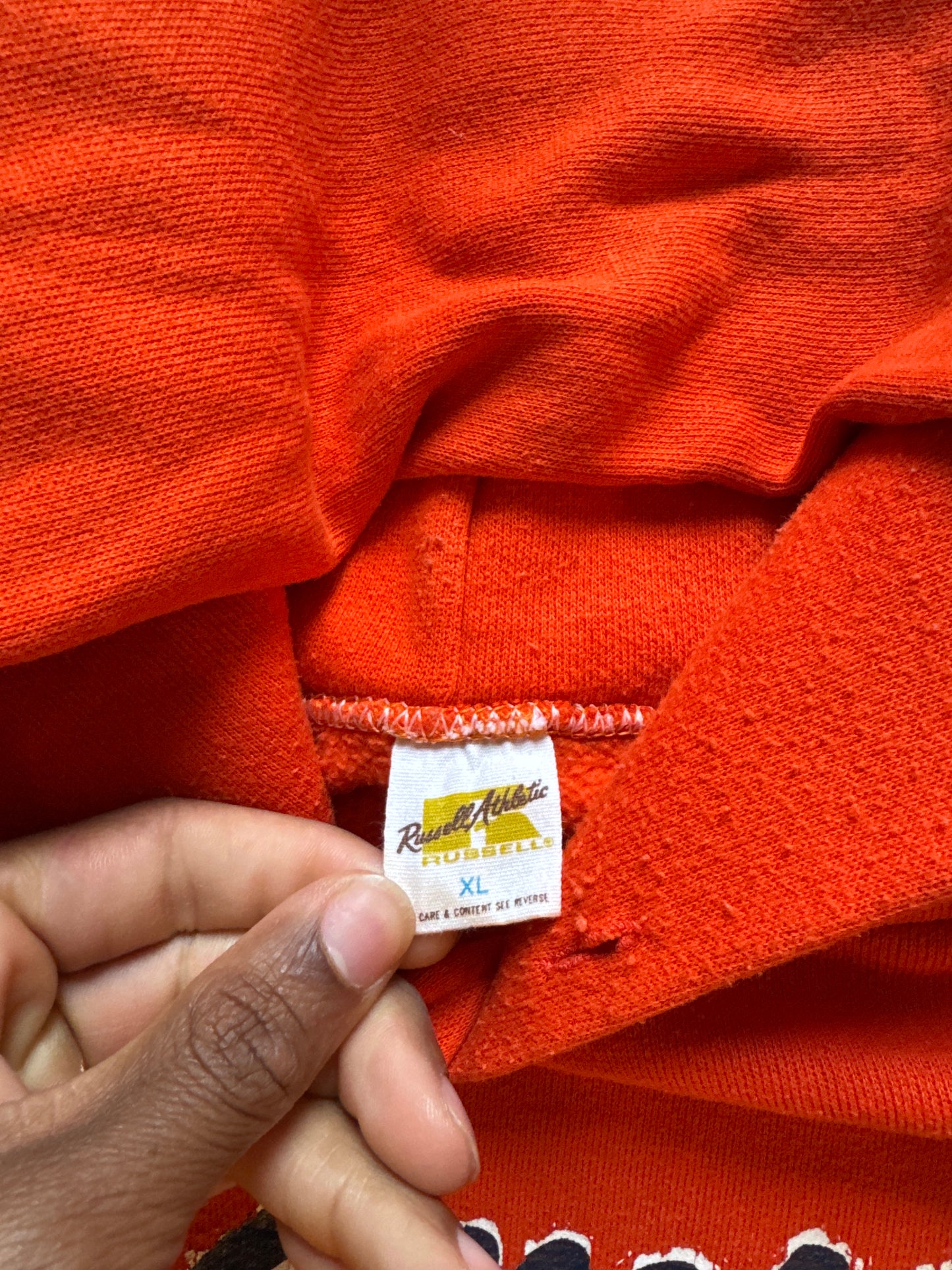 Vintage 70s Russell Athletic University Of Clemson Tigers Hoodie