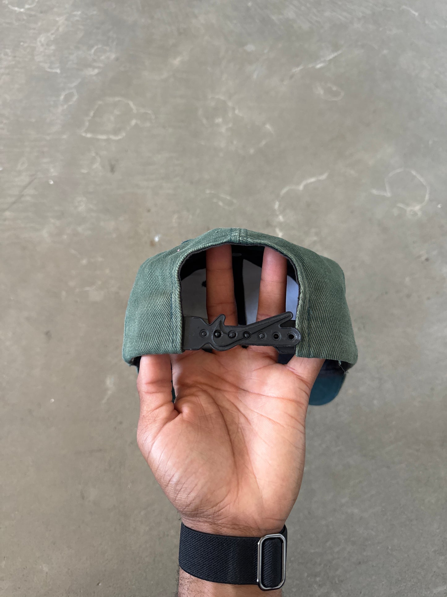 Vintage 90s Nike Distressed Faded Snap Back Hat
