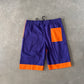 Vintage 90s Phoenix Suns Striped Hooded Tee Shorts Set
