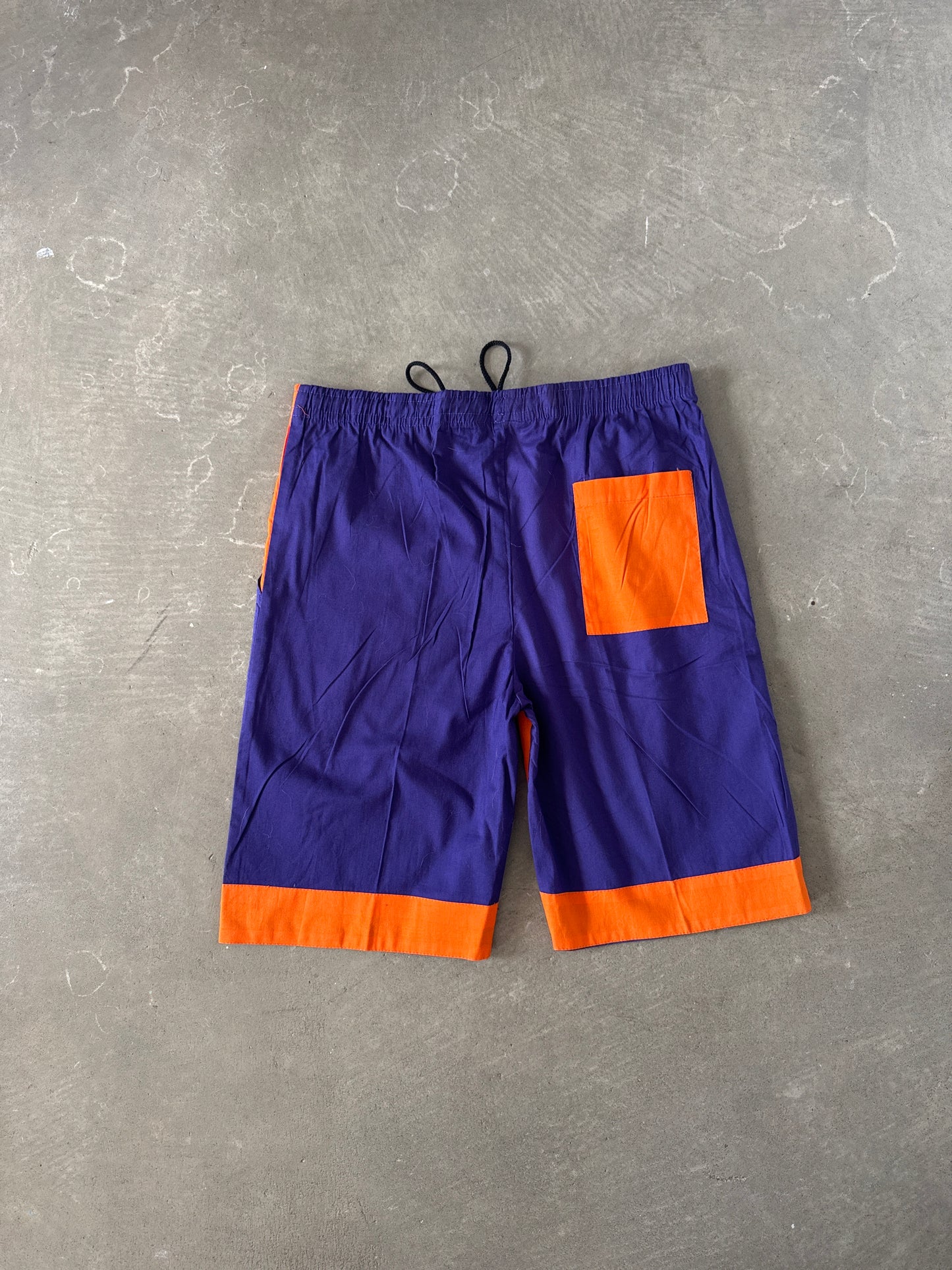 Vintage 90s Phoenix Suns Striped Hooded Tee Shorts Set