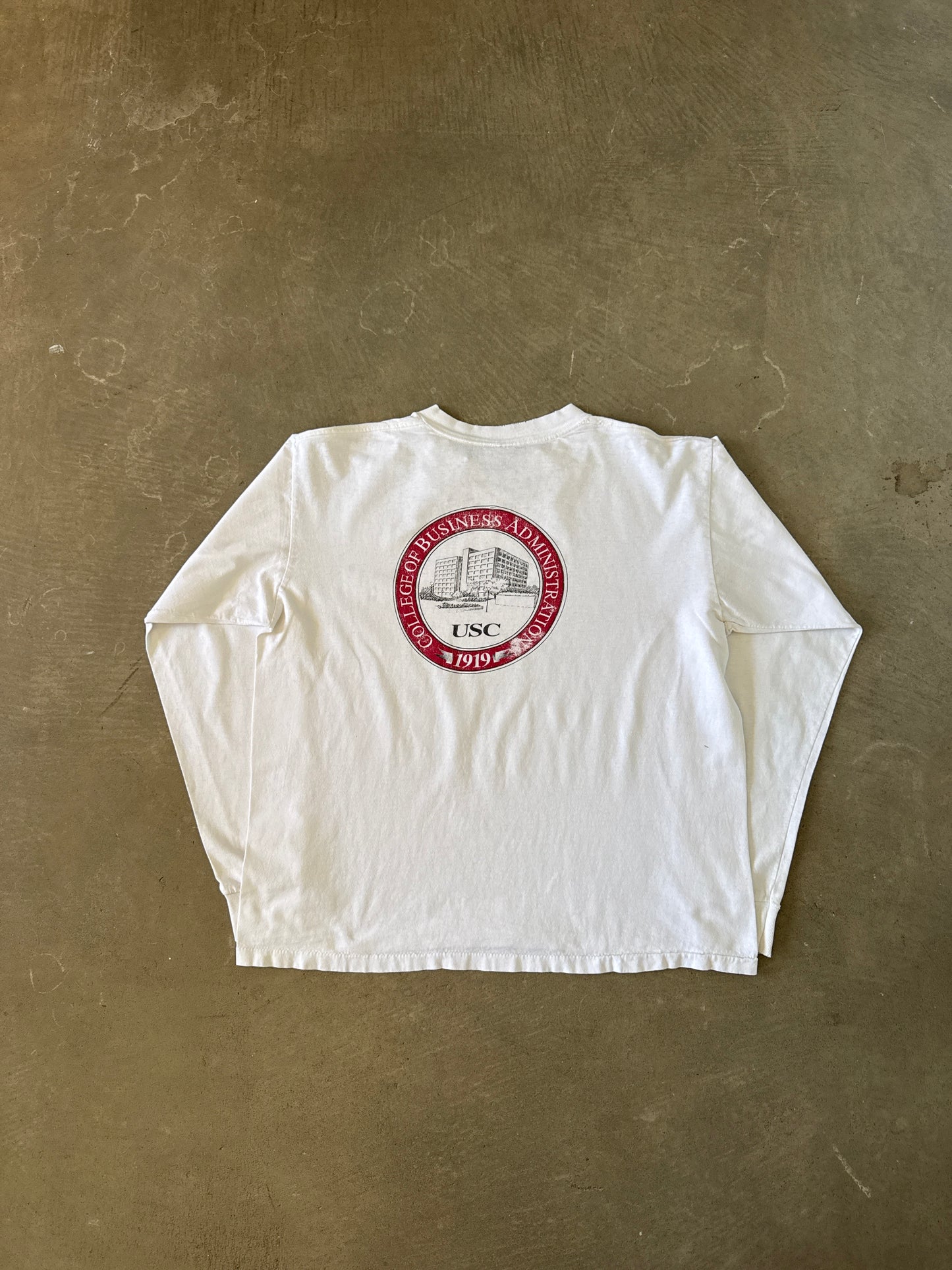 Vintage University Of South Carolina Gamecocks College Of Business Administration Long Sleeve
