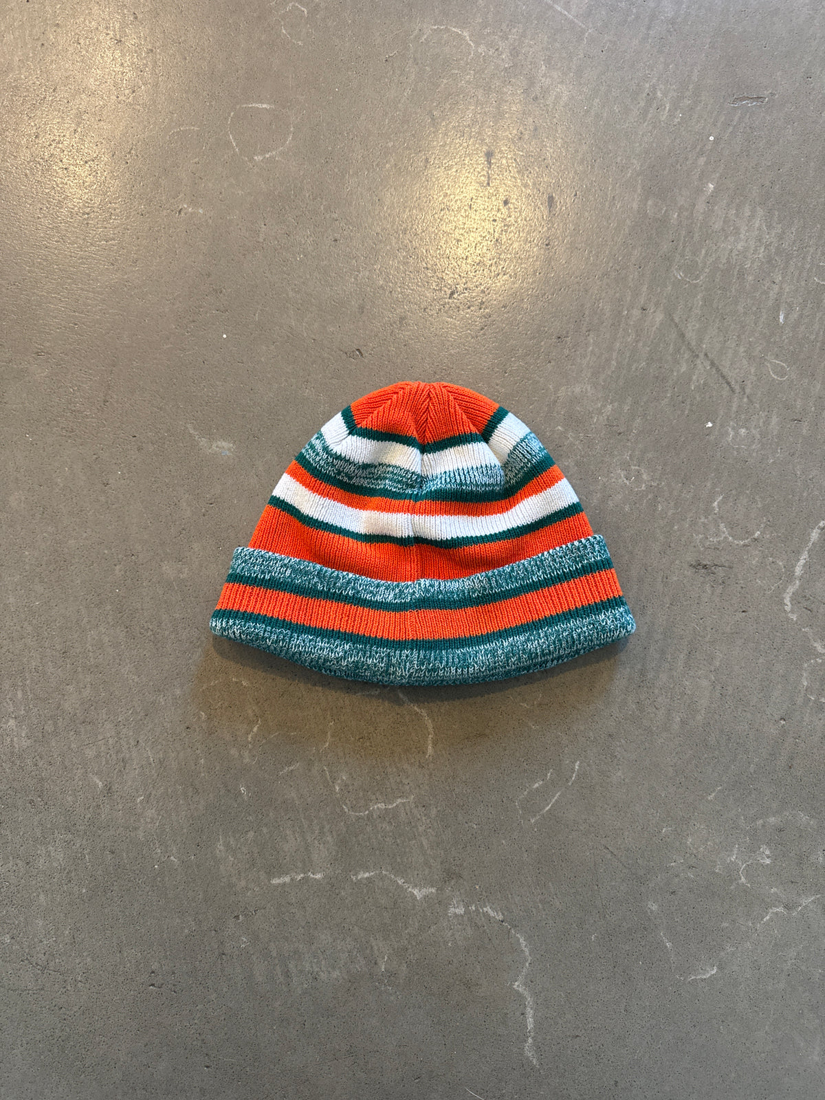 Supreme Heather Stripe Teal Beanie
