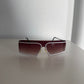 Y2K Square Shield Steampunk Sunglasses