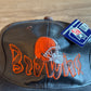 Vintage 90s Drew Pearson Cleveland Browns Leather Strap Back Hat