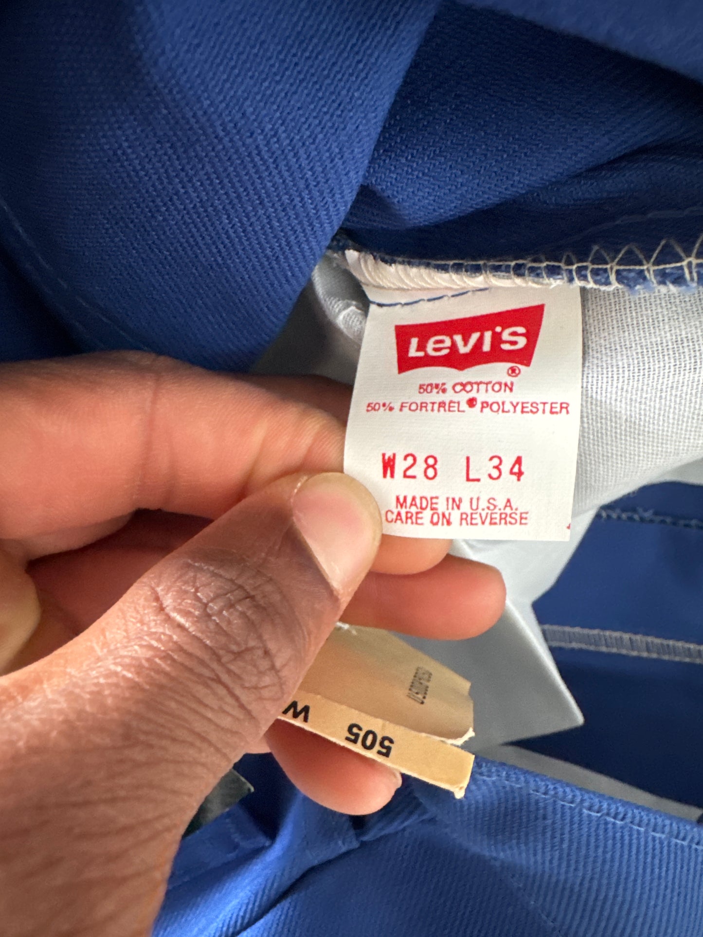 Vintage 90s Levi’s 505 Streetbrights Blue Jeans