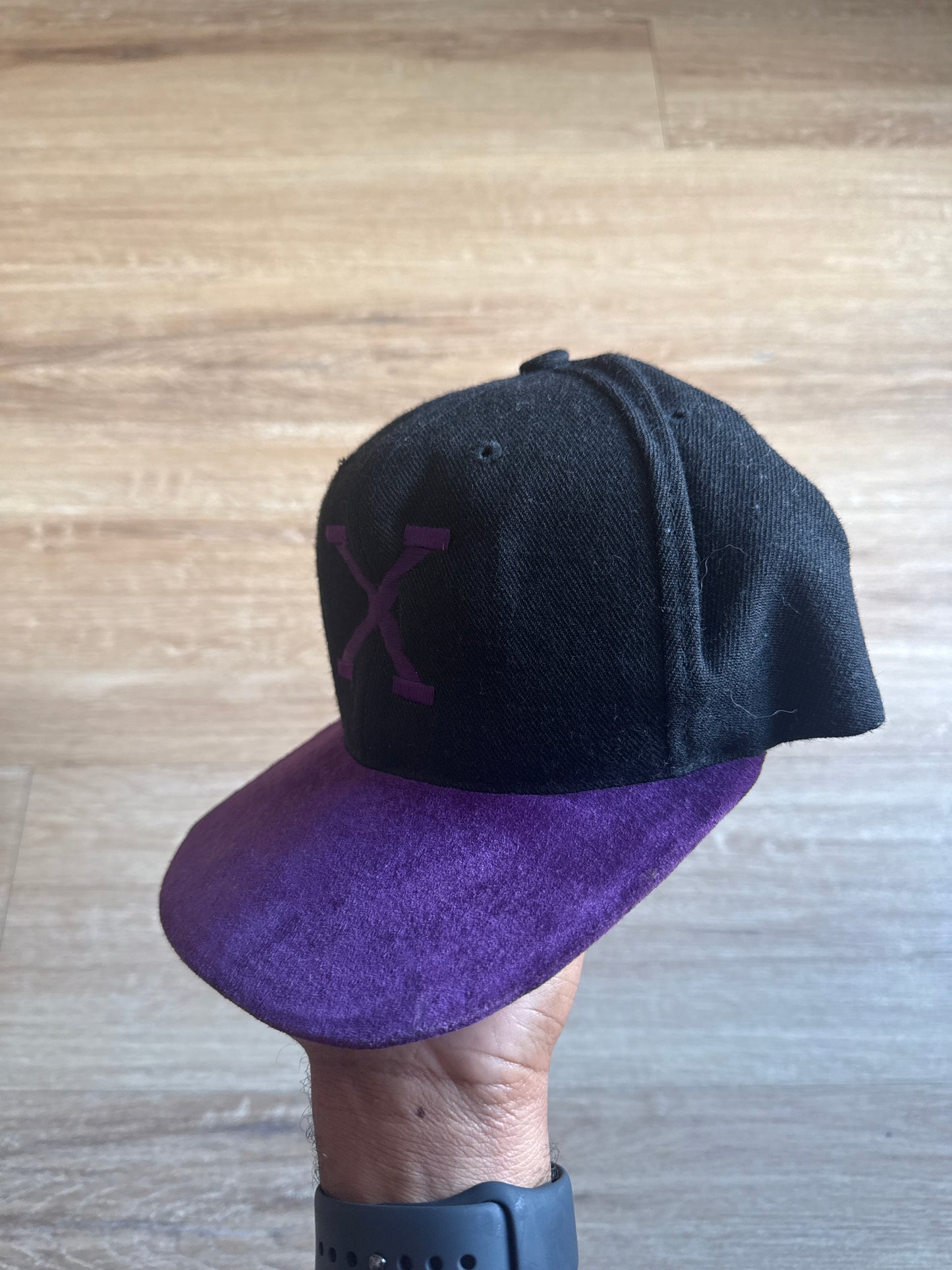 Vintage 90s Malcolm X Snapback Cap Hat