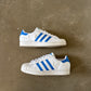 Adidas Superstar White True Blue