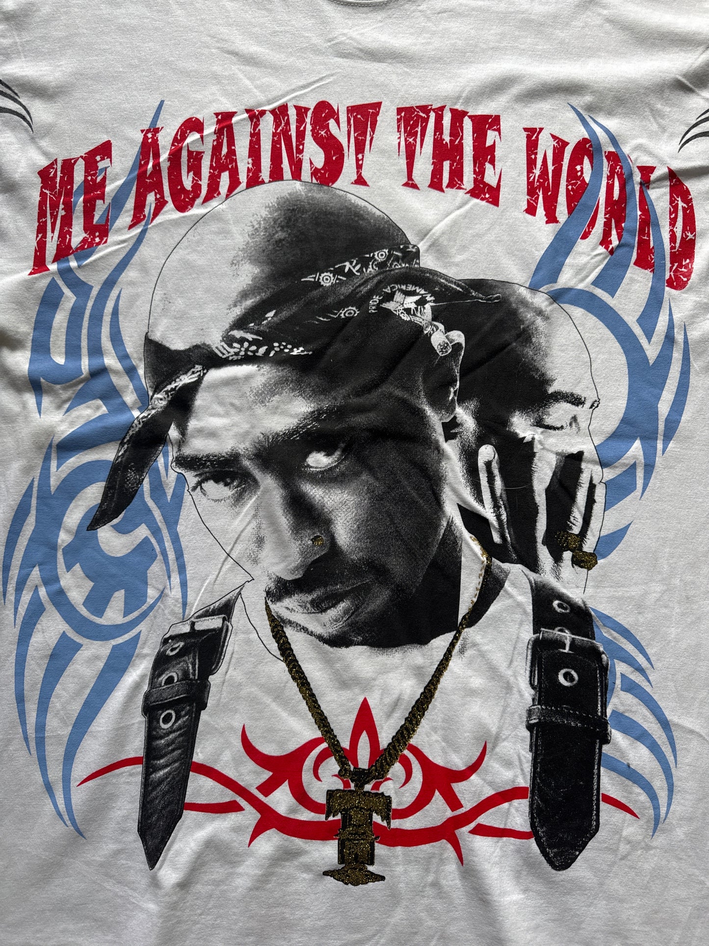Vintage 2 Pac Tupac Me AgainstThe World Rap Tee