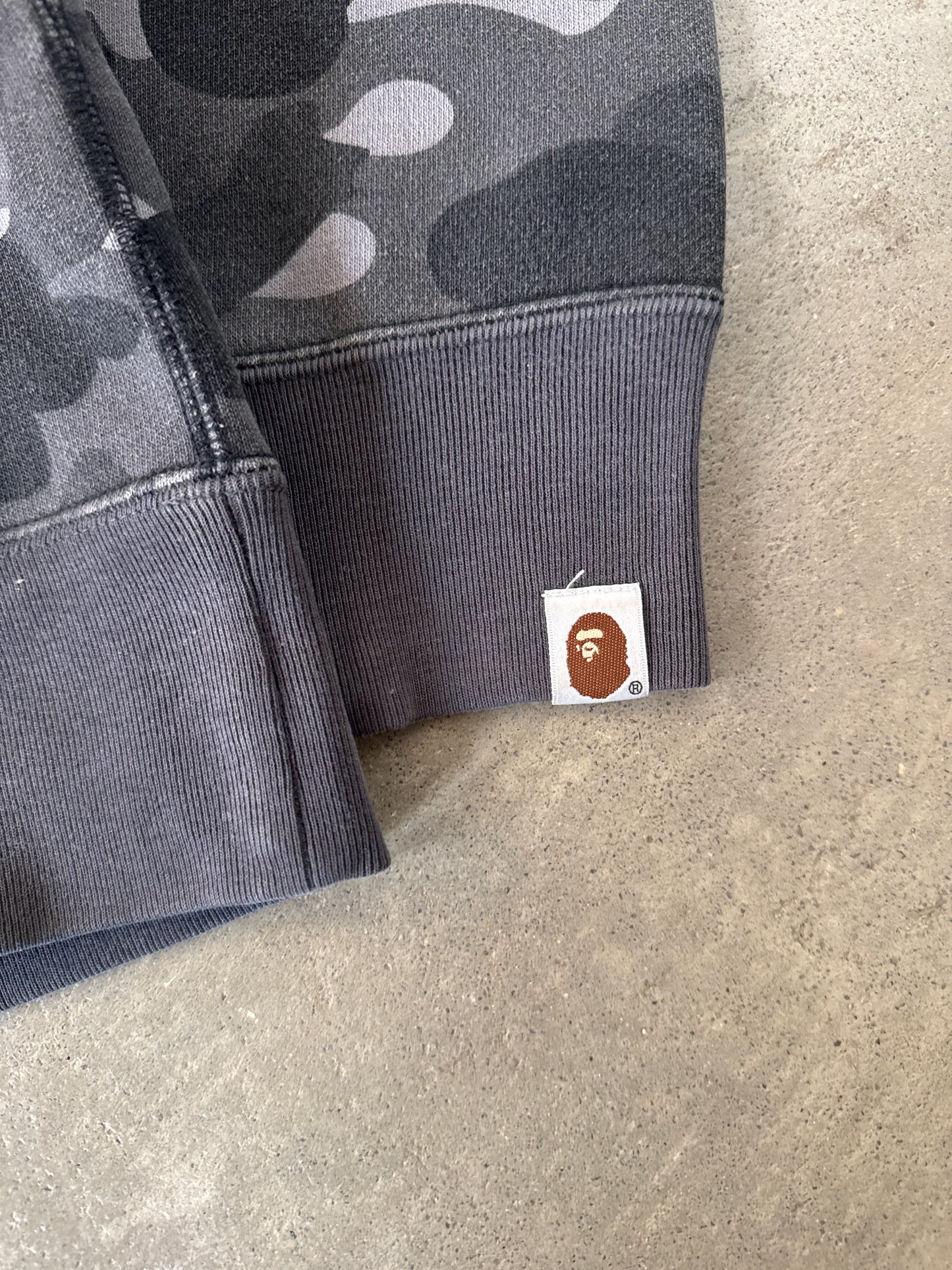 A Bathing Ape Bape Color Camo Black Pullover Hoodie