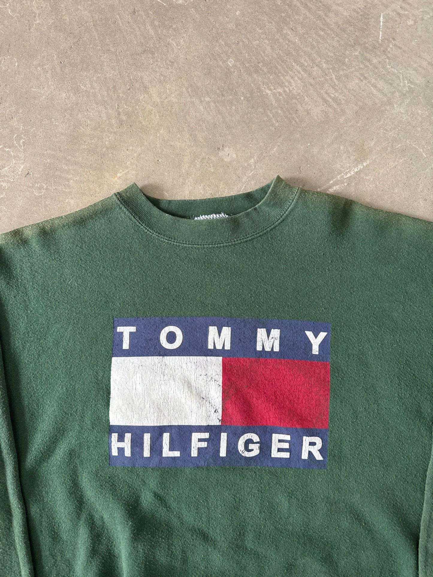 Vintage 90s Tommy Hilfiger Logo Sweatshirt