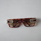 Vintage 80s Coien Grandmaster Run DMC Hip Hop Style Cheetah Sunglasses