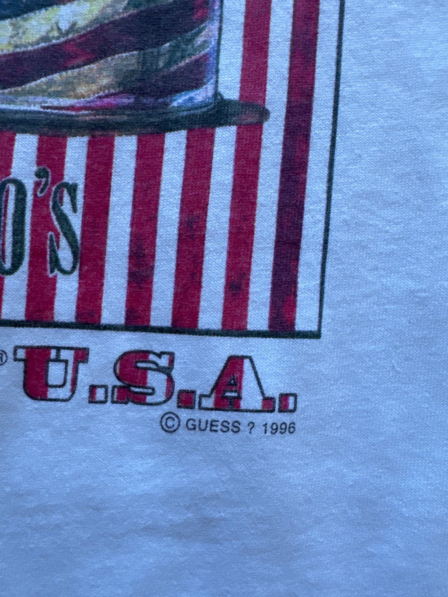 Vintage 1996 Guess Frontier 1930s USA Tee