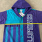 Vintage 90s Charlotte Hornets Hooded Tee Shorts Set
