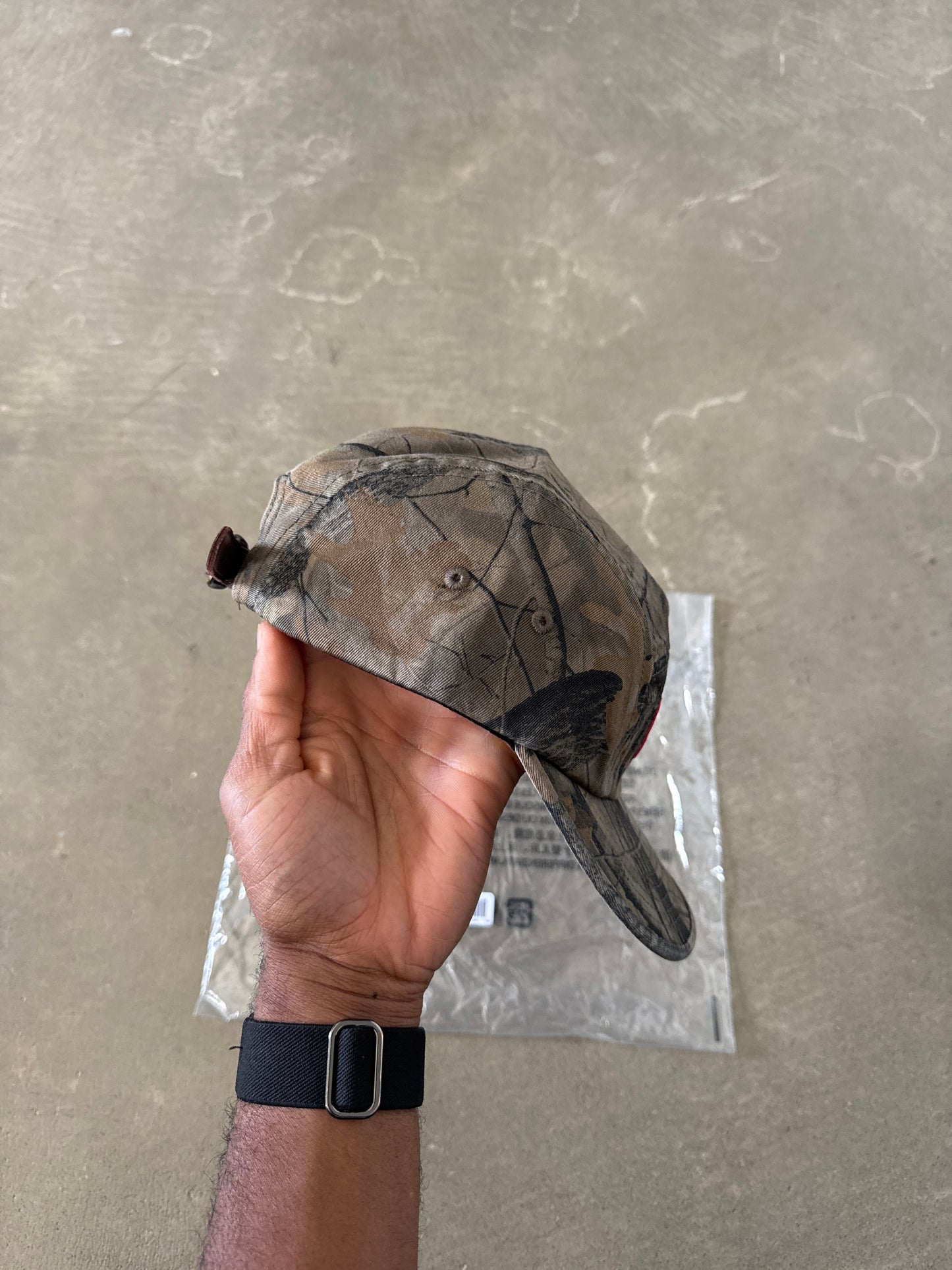 Supreme Washed Chino Real Tree Camo Twill Camp Cap Hat