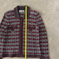 Vintage 80s Women’s San Remo Acrylic Knit Zip Up Jacket