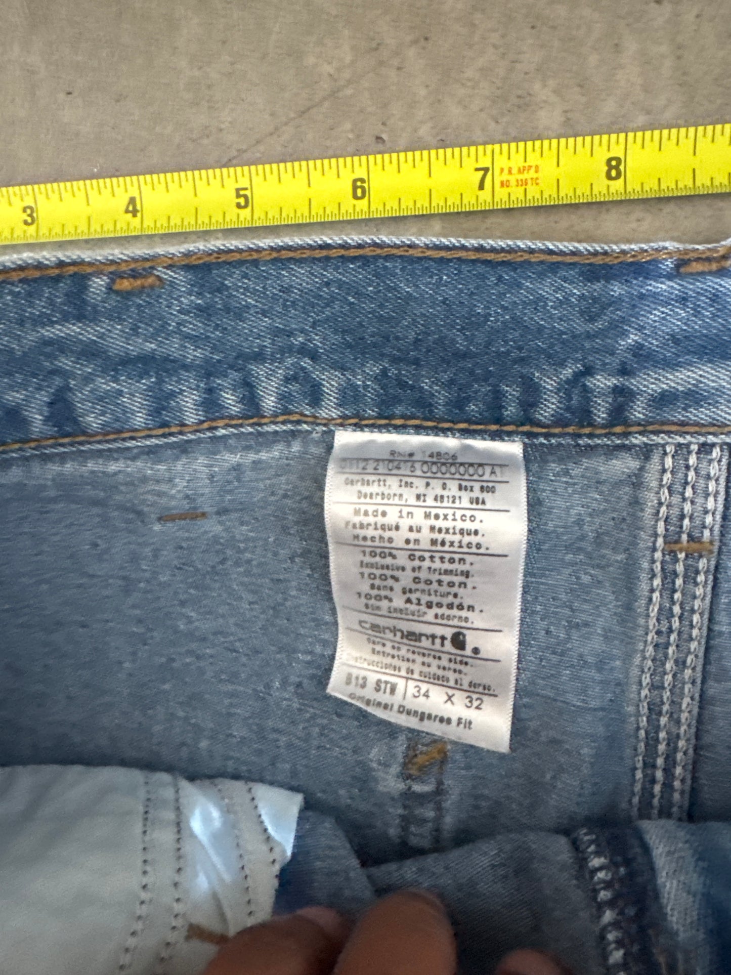 Vintage Carhartt Light Washed Denim Jeans