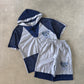 Vintage 90s Dallas Cowboys Hoodied Tee Shorts Set