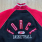 Vintage 90s Nike Force Basketball Snap Button Letterman Varsity