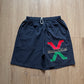 Vintage 90s Malcolm X Black History Shorts