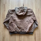 Vintage Carhartt Sunfaded Distressed Brown Hooded Zip Up Jacket