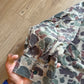 Vintage 80s Duxbak Duck Camo Distressed Button Up Shirt