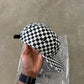 Supreme Washed Chino Twill Checker Board Camp Cap Hat (FW26)