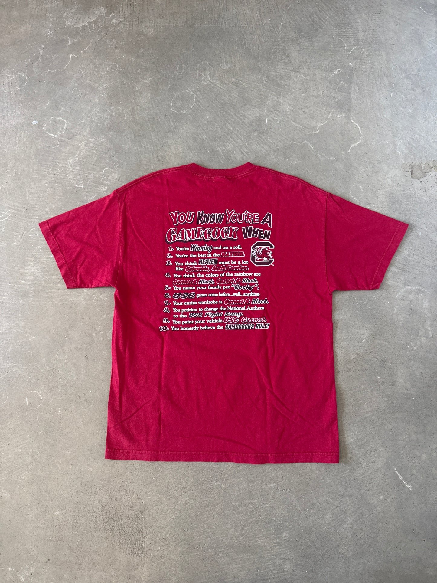 Vintage University Of South Carolina Gamecocks You Know You’re A Gamecock Tee