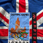 Vintage 80s Adidas Olympic Games London 1908 1948 Sweatshirt