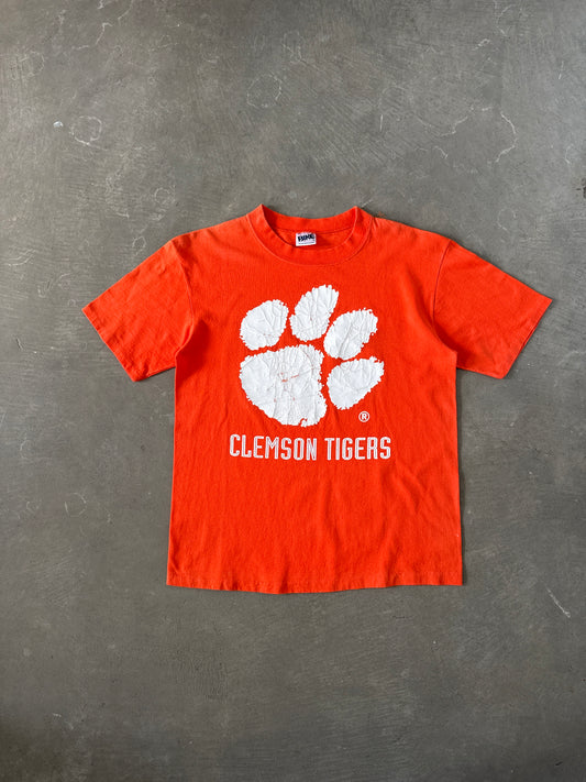 Vintage 90s Clemson University Tigers Big Paw Tee