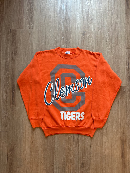 Vintage 1991 Ebert Sportswear University Of Clemson Tigers Sweatshirt
