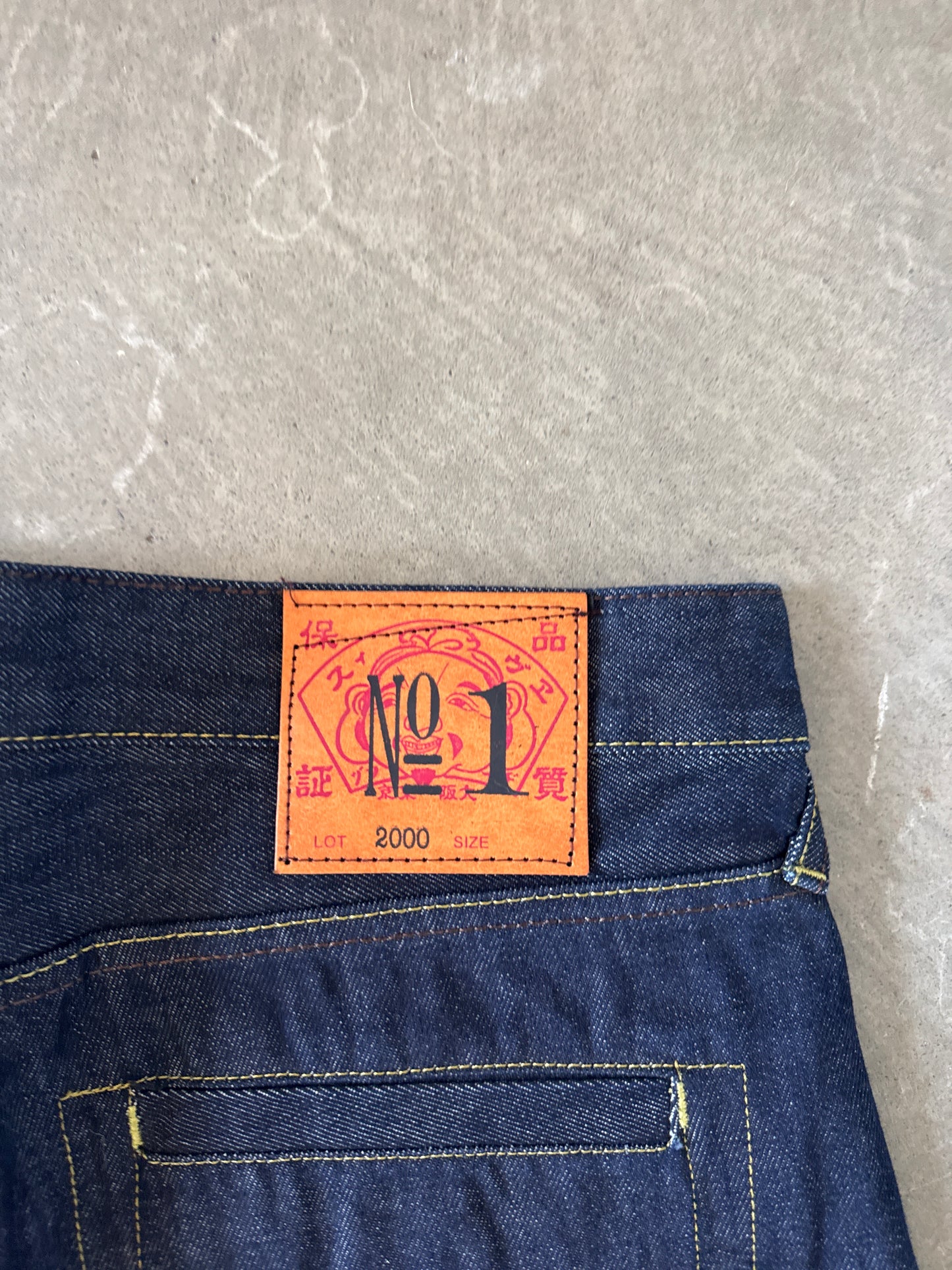 Evisu Red Japanese Art Selvedge Denim Jeans
