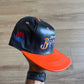 Vintage 90s Denver Broncos Leather Snapback Hat
