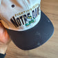 Vintage 90s Drew Pearson University Of Norte Dame Fighting Irish Leather Strap Back Hat