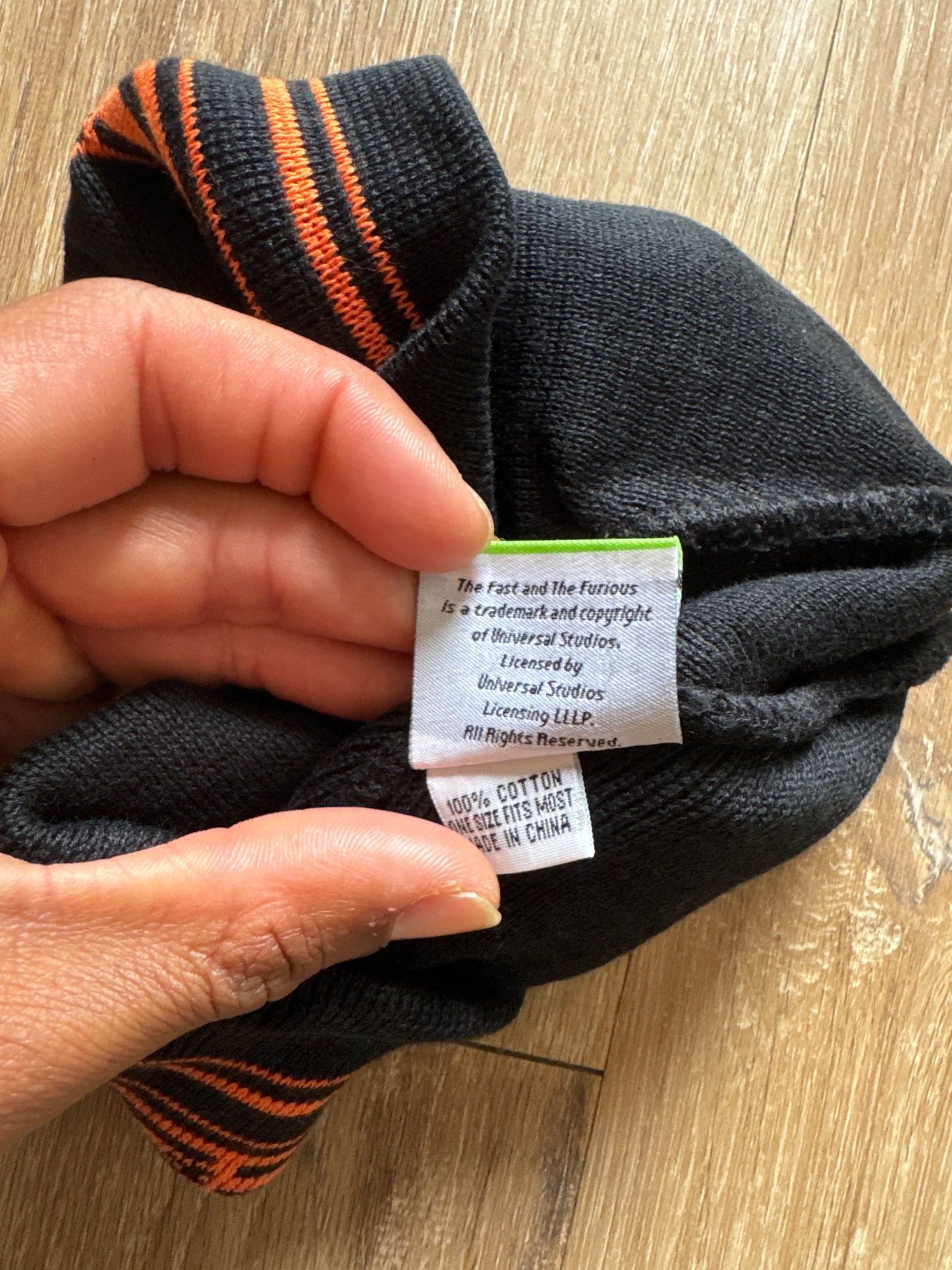 The Fast And The Furious 2 Fast 2 Furious Knit Orange Beanie Hat