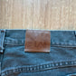 Vintage Women’s Lee Riveted Faded Black Denim Jeans