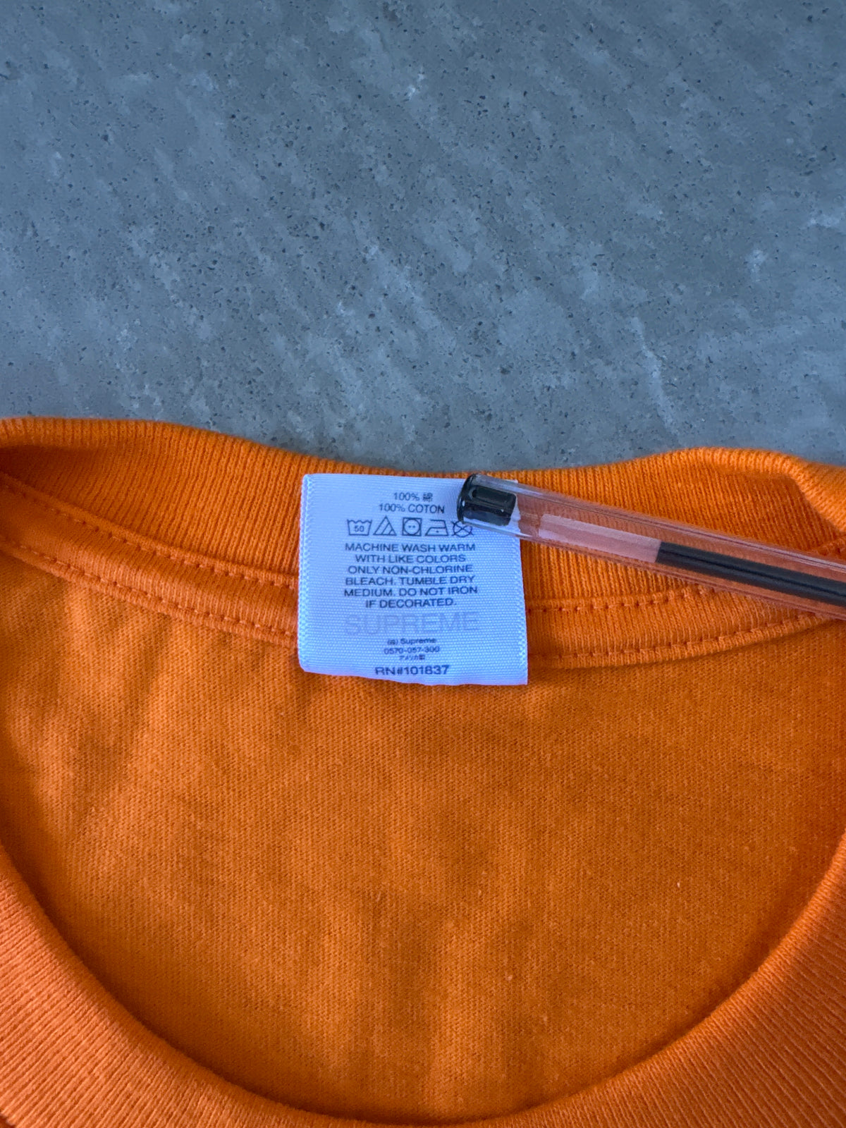 Supreme Antihero Dog Orange Tee (SS22)